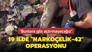 NARKOELK-42 operasyonlarnda 49 zehir taciri yakaland