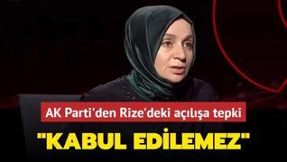 AK Partili Usta'dan Rize'deki ala tepki: nsan nerede duruyorum der!