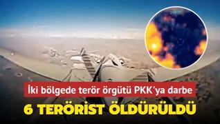 Irak'n kuzeyinde terr rgt PKK'ya darbe: 6 terrist ldrld