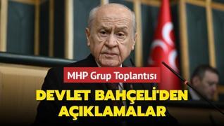 MHP Grup Toplants... Devlet Baheli'den aklamalar