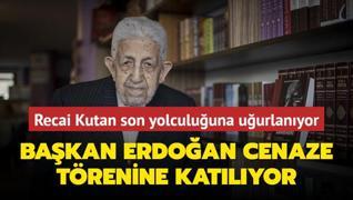 Recai Kutan son yolculuuna uurlanyor... Bakan Erdoan cenaze trenine katlyor