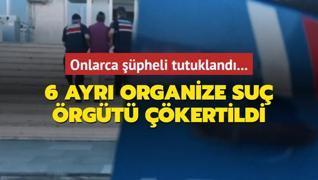 6 ayr organize su rgt kertildi... Onlarca pheli tutukland