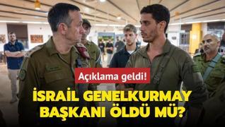 srail Genelkurmay Bakan Herzi Halevi ld m? Aklama geldi