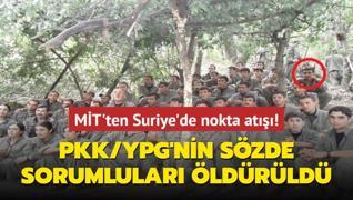 MT'ten Suriye'de nokta at: PKK/YPG'nin szde sorumlular ldrld