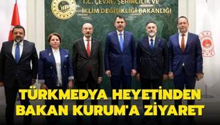 TrkMedya heyetinden Bakan Kurum'a ziyaret