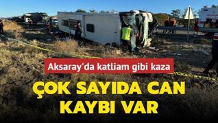 Aksaray'da katliam gibi kaza: ok sayda can kayb var