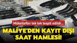 Mkellefler tek tek tespit edildi... Maliye'den kayt d saat hamlesi!