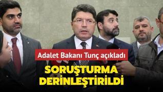 Yenidoan soruturmas... Bakan Tun: Cumhurbakanmz srecin titiz bir ekilde takipisi