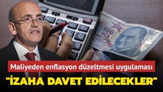 Maliyeden enflasyon dzeltmesi uygulamas... Bakan imek: zaha davet edilecekler