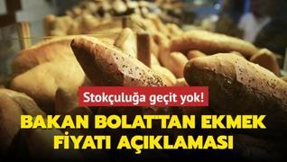 Bakan Bolat'tan ekmek fiyat aklamas