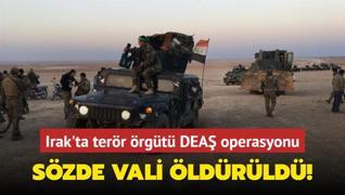 Irak'ta terr rgt DEA operasyonu... Szde vali ldrld!