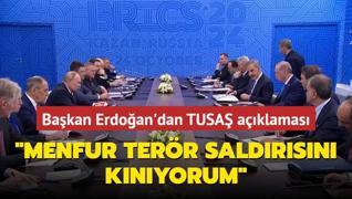 Bakan Erdoan: Menfur terr saldrsn knyorum