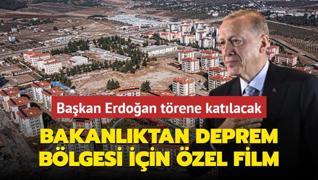 Bakan Erdoan 130 bininci konutu teslim edecek! Bakanlktan deprem blgesi iin zel film