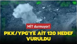 MT durmuyor! PKK/YPG'ye ait 120 hedef vuruldu