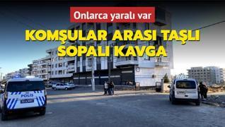 Komular aras tal sopal kavga: 11 yaral