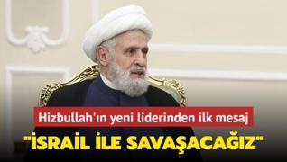 Hizbullah'n yeni lideri Kasm'dan ilk mesaj: srail ile savaacaz