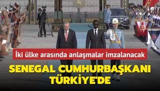 Bakan Erdoan Senegal Cumhurbakann resmi trenle karlyor