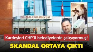 Terristin 2 kardei CHP'li belediyelerde alyor