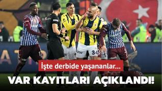 VAR kaytlar akland! te Trabzonspor - Fenerbahe manda yaananlar...