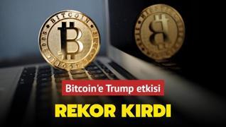 Bitcoin'e Trump etkisi! Rekor krd