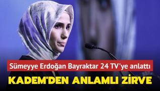 KADEM Mtevelli Heyeti Bakan Bayraktar Uluslararas Kadn ve Adalet Zirvesi'ni 24 TV'ye anlatt