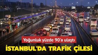 stanbul'da trafik ilesi!