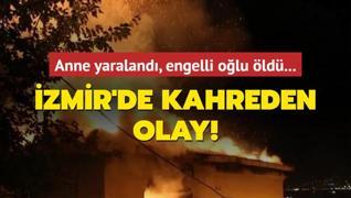 Kahreden olay! Anne yaraland engelli olu ld