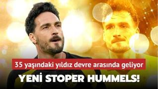 Ve takmn yeni stoperi Mats Hummels! 35 yandaki yldz devre arasnda geliyor