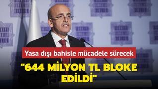 Bakan imek rakamlar paylat... Yasa d bahisle mcadele srecek