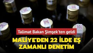 Maliye'den 22 ilde e zamanl denetim! Talimat Bakan imek'ten geldi