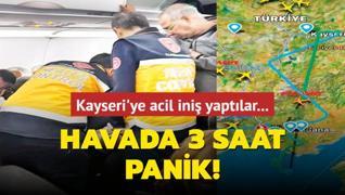 Havada 3 saat panik!