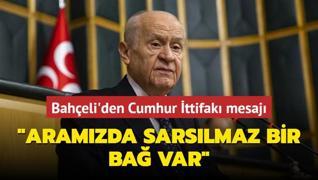 MHP Genel Bakan Baheli'den Cumhur ttifak mesaj... Aramzda sarslmaz bir ba var