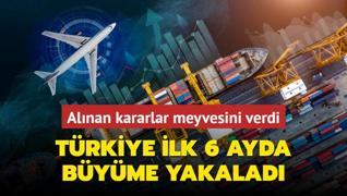 Bakan Bolat: Trkiye ilk 6 ayda yzde 3.8 byd