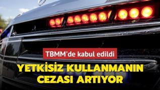 TBMM'de kabul edildi! Yetkisiz akar kullanmna ve ateli silahlara ynelik cezalar artacak