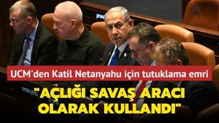 UCM'den Katil Netanyahu ve Gallant iin tutuklama emri... Al sava arac olarak kullandlar