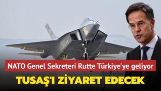 NATO Genel Sekreteri Rutte Trkiye'ye geliyor: TUSA' ziyaret edecek