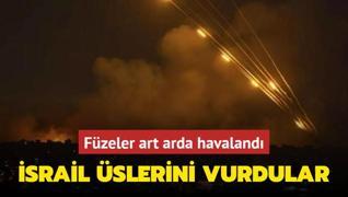 Fzeler art arda havaland! srail slerini vurdular