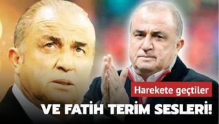 Ve Fatih Terim sesleri! Harekete getiler: Yeniden takmn bana m geliyor?