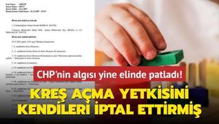 CHP'nin algs yine elinde patlad! Kre ama yetkisini kendileri iptal ettirmi!