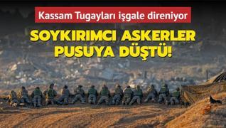 Kassam Tugaylar igale direniyor... Soykrmc askerler pusuya dt!