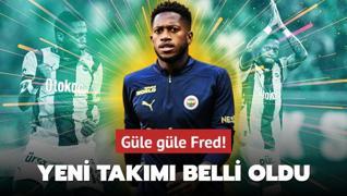 Gle gle Fred! Fenerbahe'nin 13 numaras resmen ayrlyor: te yeni takm