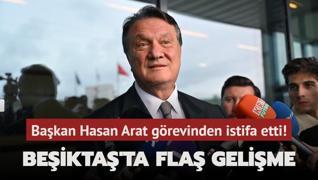 Bakan Hasan Arat grevinden istifa etti! Beikta'ta fla gelime