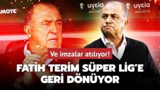 Ve imzalar atlyor! Fatih Terim Sper Lig'e resmen geri dnyor: Kimse beklemiyordu