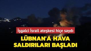 galci srail Lbnan'a hava saldrs balattn duyurdu