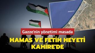 Gazze'nin ynetimi masada: Hamas ve Fetih heyeti Kahire'de