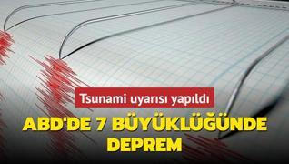 ABD'de 7.0 byklnde deprem