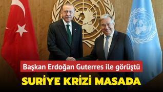 Bakan Erdoan, Guterres ile telefonda grt