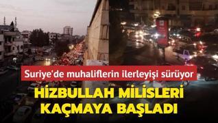 Suriye'de muhaliflerin ilerleyii sryor! Hizbullah milisleri Tartus'a kamaya balad