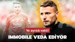 Ve ayrlk vakti! Ciro Immobile Beikta'a veda ediyor: 2 yllk anlama duyuruldu