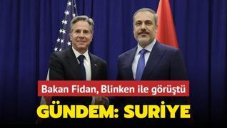 Bakan Fidan ABD'li mevkida ile grt